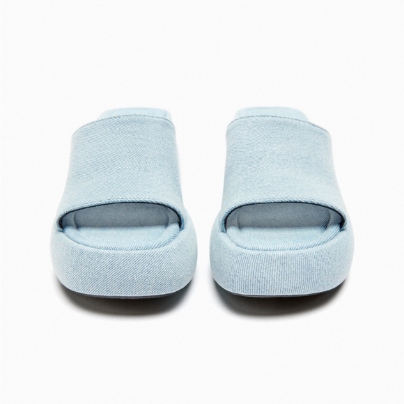 ZARA Denim Sandals - Picture 4 of 9